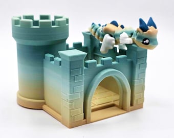 Castle with Dragon (Spring Cloud)