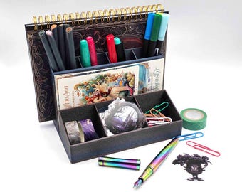 Journal/Planner Organizer or Desk Stand (Iron Sparkle)