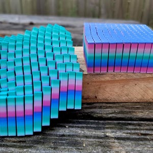 Stor Flexi Kub Fidget Leksak (Norrsken)