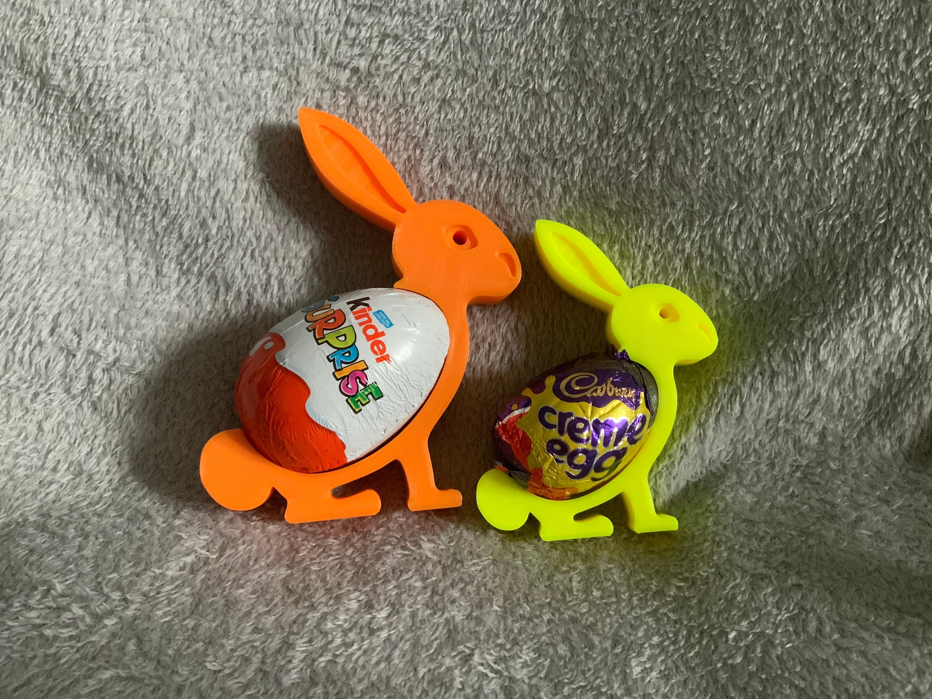 Bunny Rabbit Easter Egg Holder for Kinder Egg or Creme Egg Etsy UK