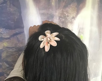 Handmade headband with real sea shells