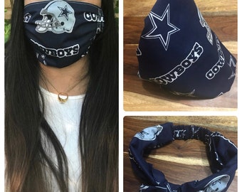 Dallas Cowboys, Two Layer Handmade Reversible  100% Cotton