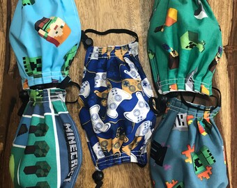 Minecraft / Game Controller, Very  high quality , Two Layer Handmade face Masks 100% Cotton,