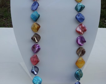 Handmade shell necklace  #00N30