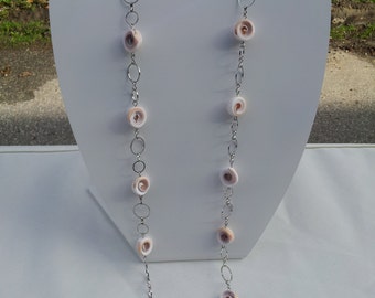Handmade shell necklace  #00N19