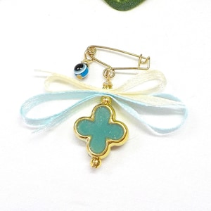 Boys Witness Pins, Martirika Martyrika, Orthodox Baptism, Orthodox Christening, Pin Mati, Baptism Favors, Greek Baptism (CCBMN103A) - 10 pcs