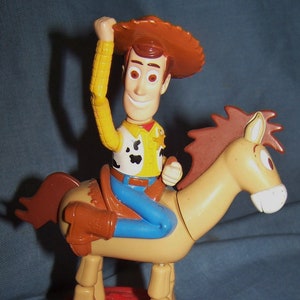 Disney Pixar 1999 Toy Story 2 - Woody&#39;s Roundup Candy Dispenser - McDonald&#39;s Toy