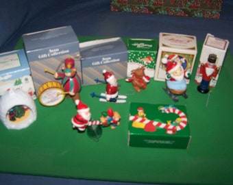 Avon Christmas Ornaments - From the 1980s - Seven different ones to choose from - complete with boxes