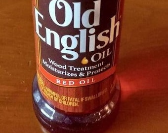 OLD ENGLISH Red Oil - Reckett & Coleman - Authentic  8 FL. Ounce - Teak Oil - Furniture Polish - New