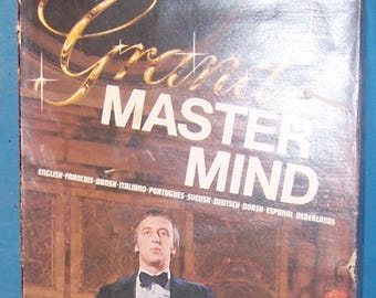 Vintage 1974 Grand Master Mind Mastermind - Invicta Board Game - A Game Of Logic