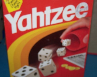 Milton Bradley 1998 YAHTZEE Dice game - Your Favorite Game of Luck and Strategy! - No. E950