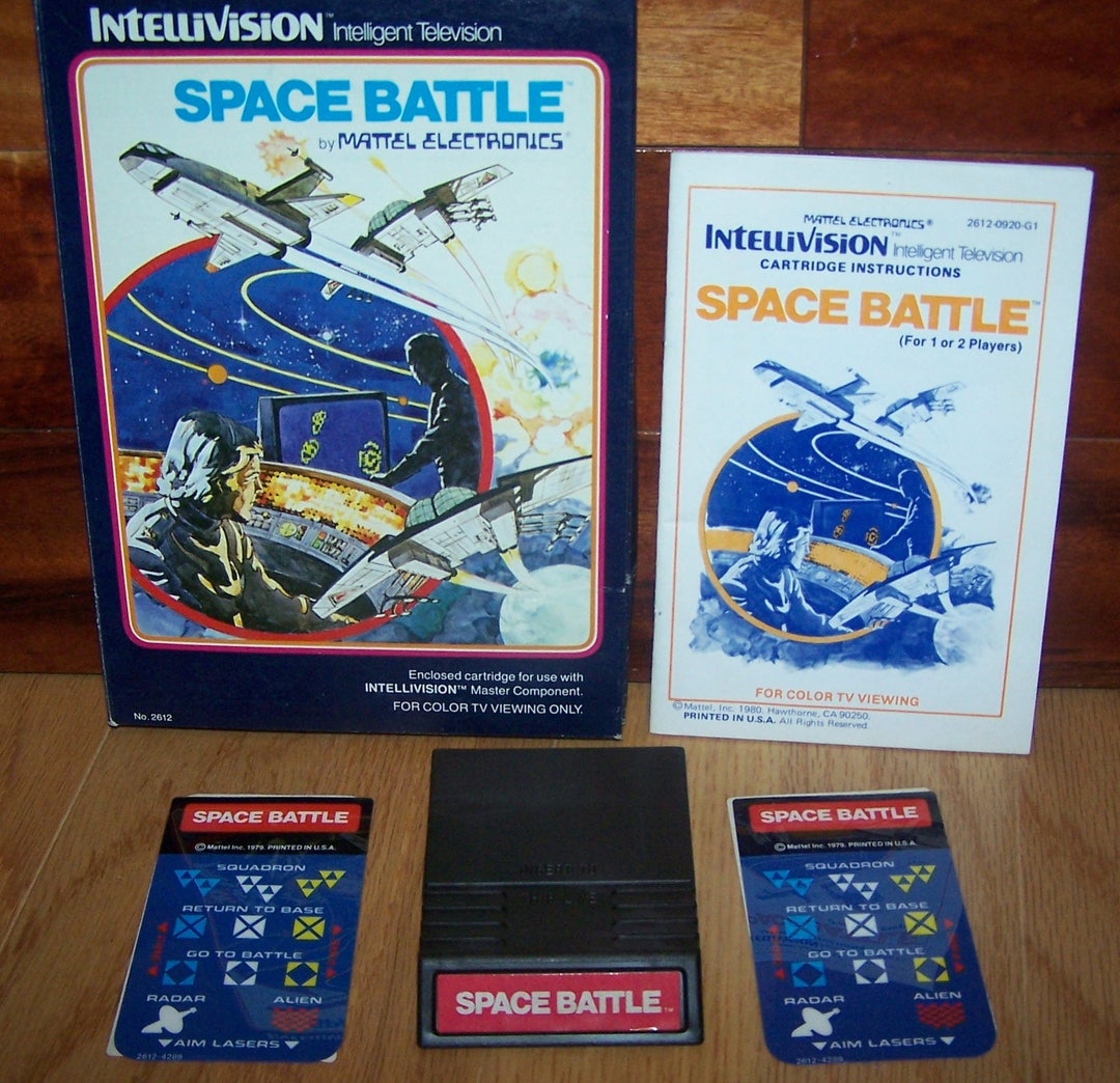 Mattel Intellivision - Game Cartridge With Instructions ~ Box