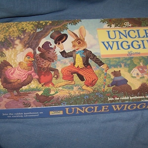 Uncle Wiggily Game (Edition 1988) by Milton Bradley - Join the Rabbit Gentleman on an exciting adventure! Ages 4 to 7 - Model number 4902