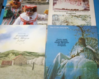 Winchester Va - Shenandoah APPLE BLOSSOM Programs - Set of 7