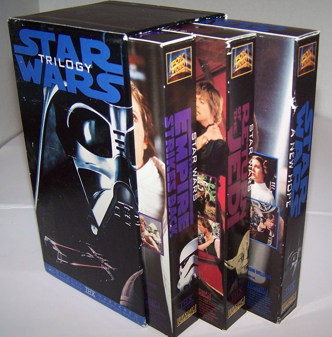 Original Version Star Wars Trilogy VHS Box Set 1995 Carrie | Etsy