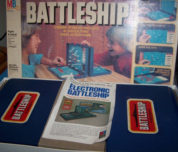 Vintage 1978/1981 Battleship Board Game - Milton Bradley - MB