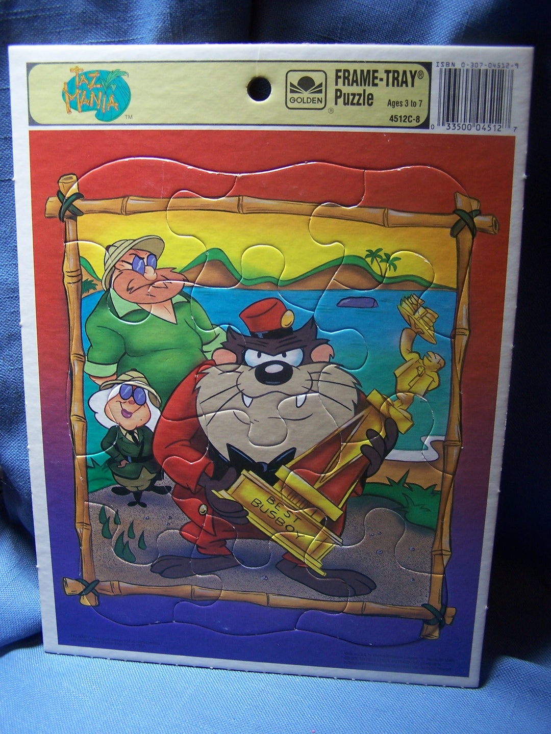 Vintage GOLDEN Frame Tray Puzzle Five Different Ones to Etsy