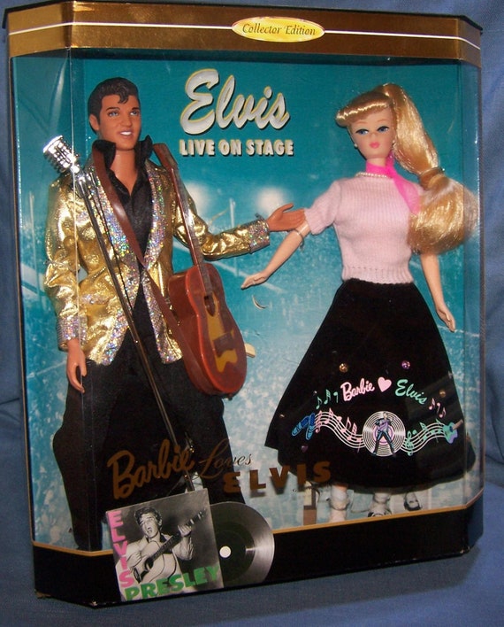 Mattel 1996 - ELVIS and BARBIE Doll - Barbie Loves Elvis - Model