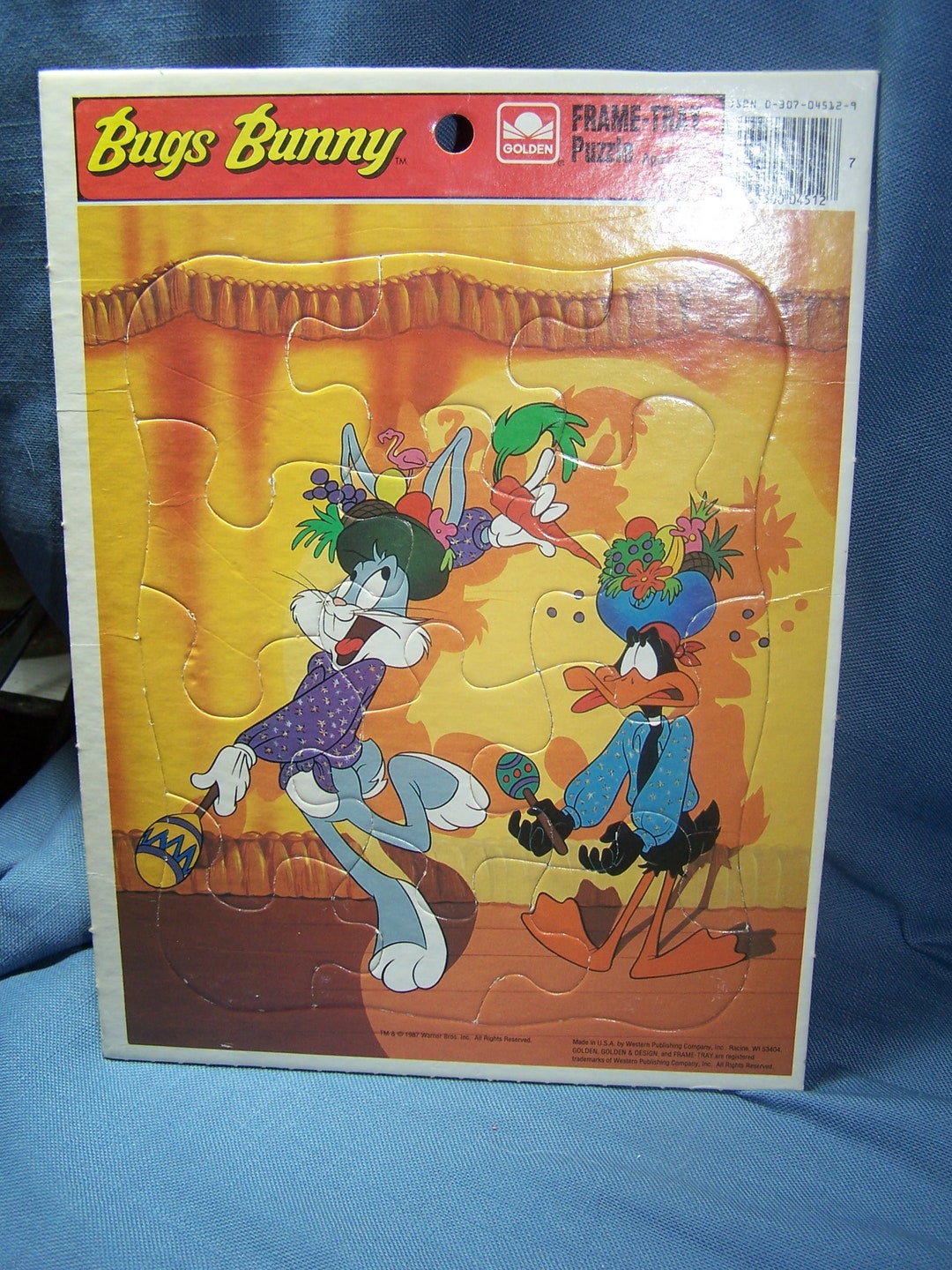 Vintage GOLDEN Frame Tray Puzzle Five Different Ones to Etsy