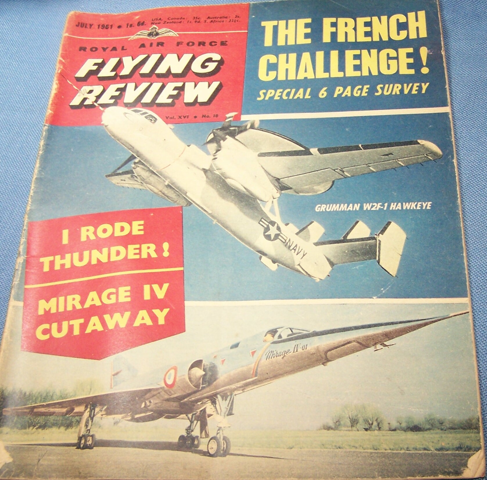 Royal Air Force - Flying Review Magazine - July 1961 - Great Photos and Articles