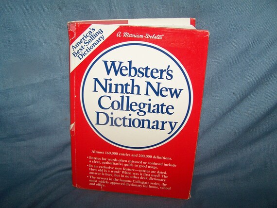 1991 - Websters Ninth New Collegiate Dictionary - Webster - Thumb