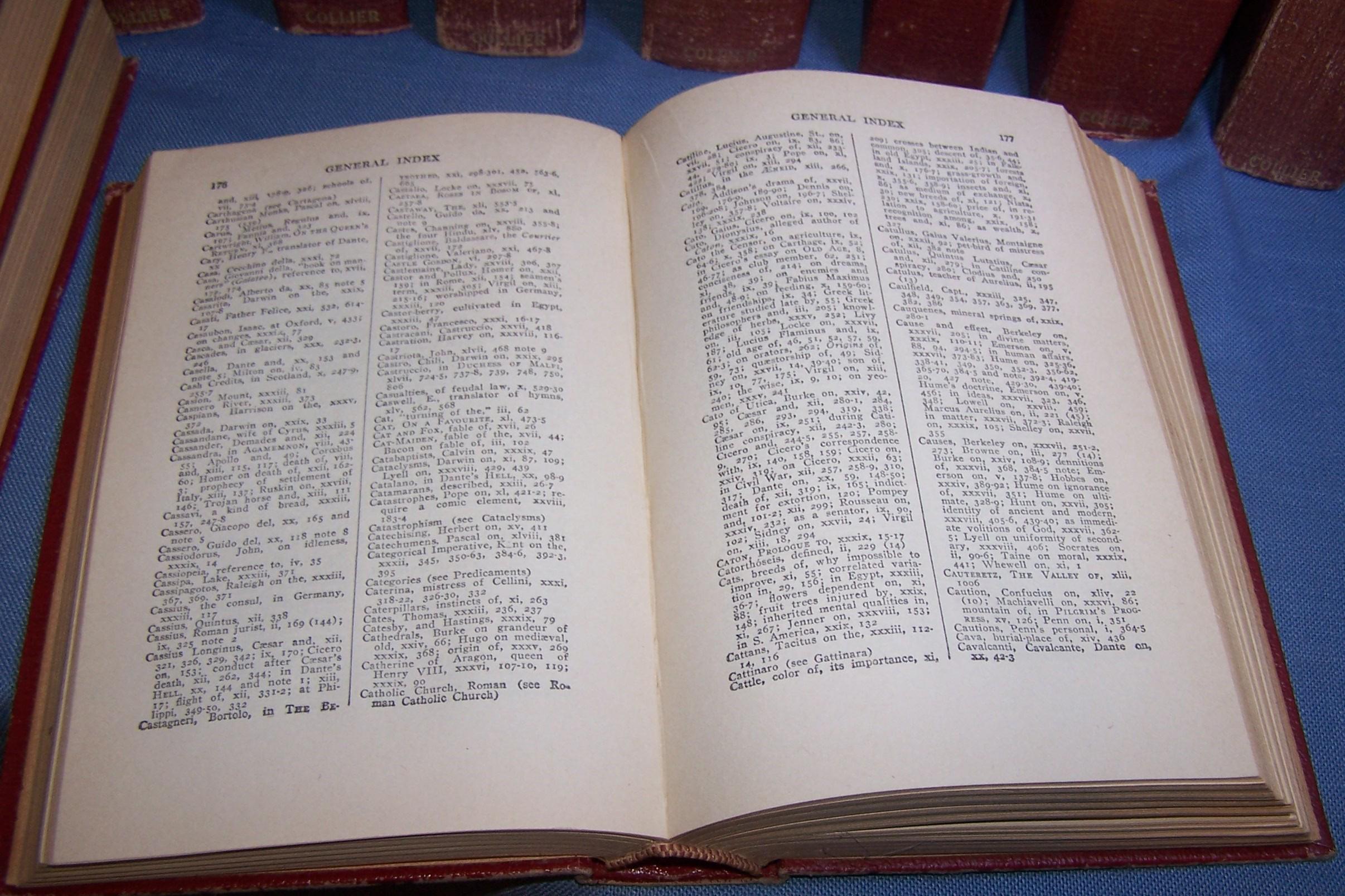 洋書 KLASSISCHE FELDEORIE The HARVARD CLASSICS - Each Sold Separately - Dated Early