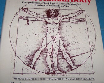 Leonardo da Vinci on the Human Body - The Anatomical, Physiological, and Embryological Drawings of Leonardo da Vinci Hardcover – Dated  1982