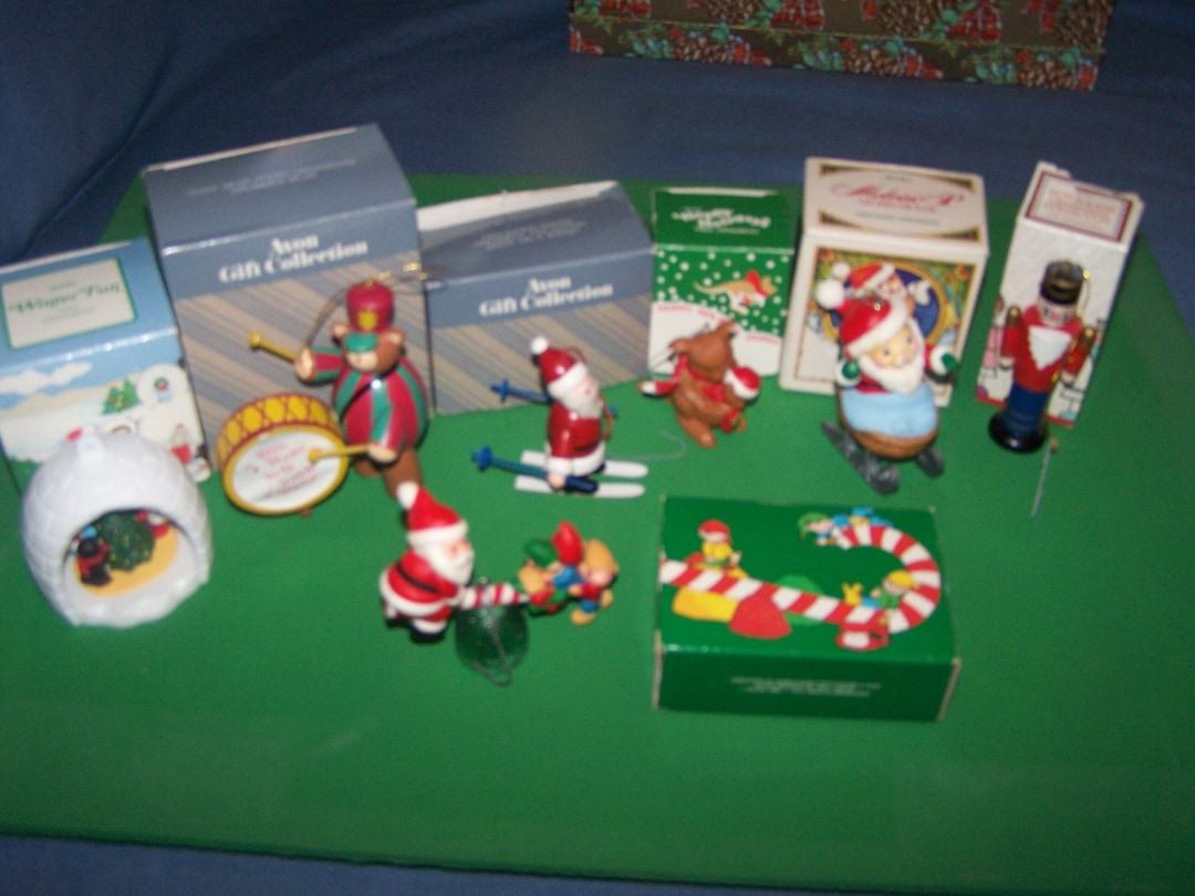 Avon Christmas Ornaments From the 1980s Seven Different Etsy