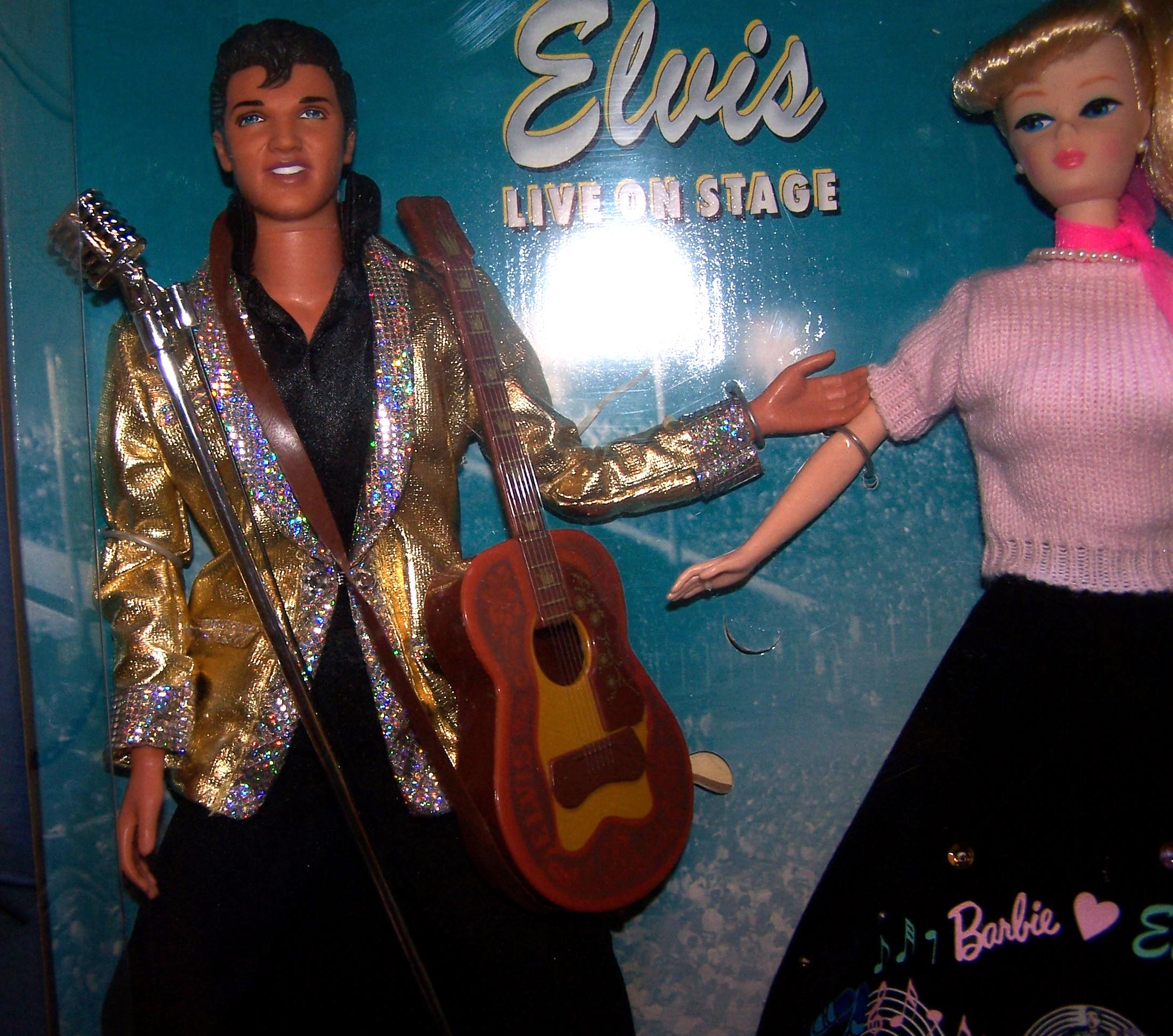 Mattel 1996 - ELVIS and BARBIE Doll - Barbie Loves Elvis - Model