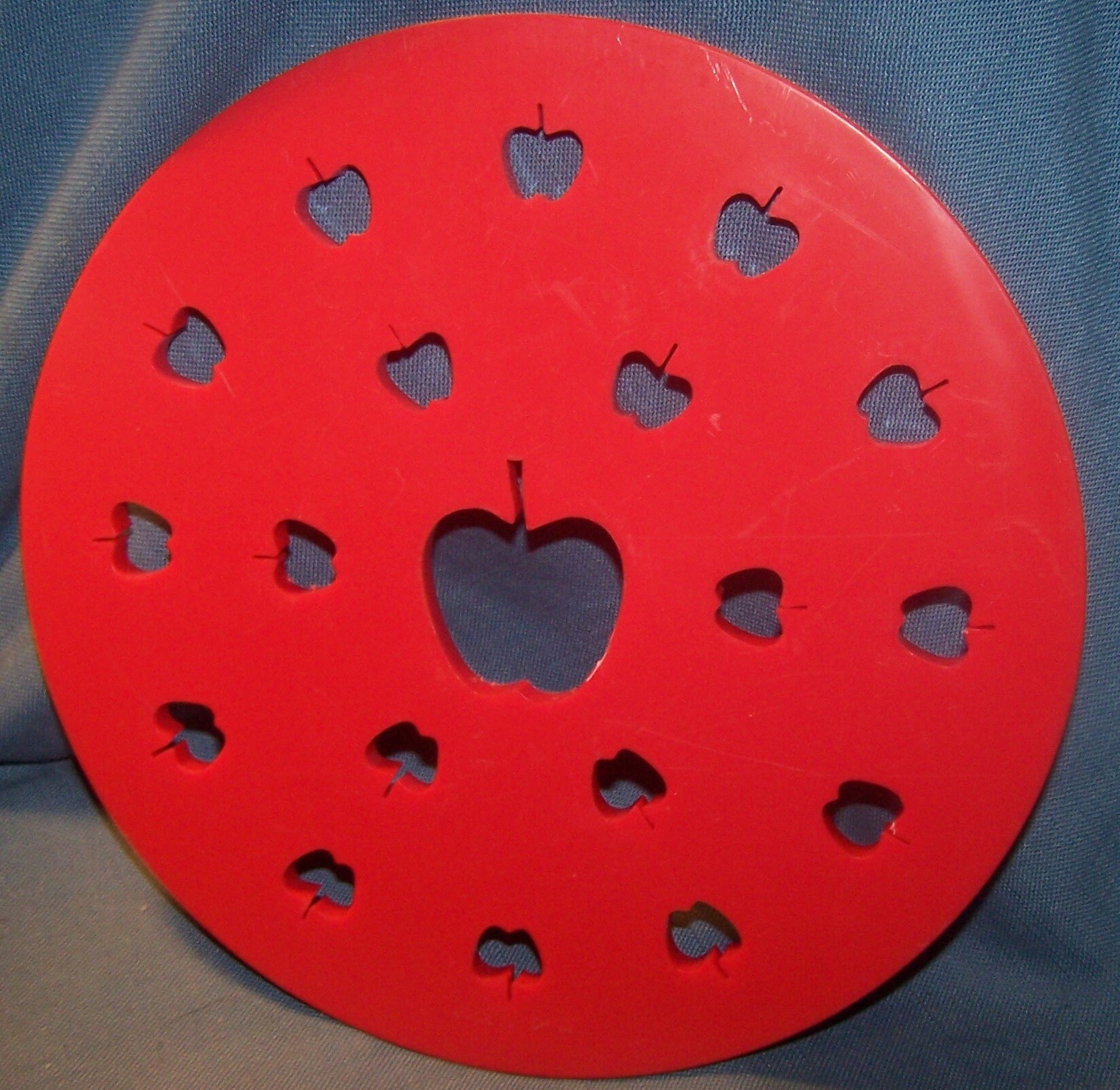 Fox Run 9 3/4 Red Apple Shaped Pie Crust Cutter