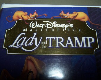 Walt Disney MASTERPIECE COLLECTION Clamshell Video Tape - VHS