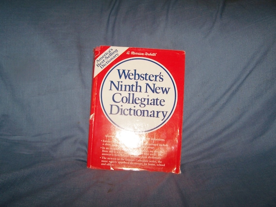 1991 - Websters Ninth New Collegiate Dictionary - Webster - Thumb
