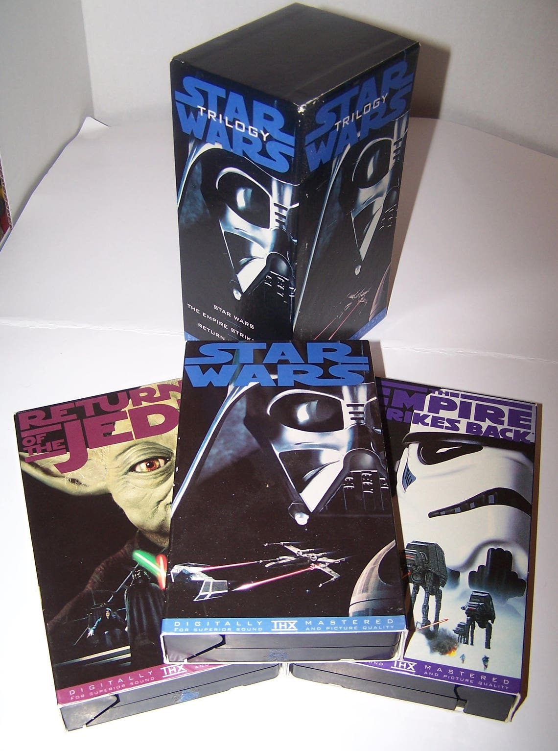 Original Version Star Wars Trilogy VHS Box Set 1995 Carrie | Etsy