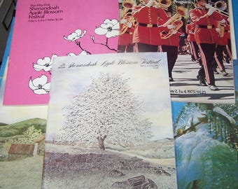 Winchester Va - Shenandoah APPLE BLOSSOM Programs - Set of 7