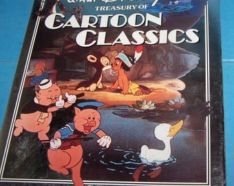 Walt Disney's Treasury of Cartoon Classics Book - Copyright 1981