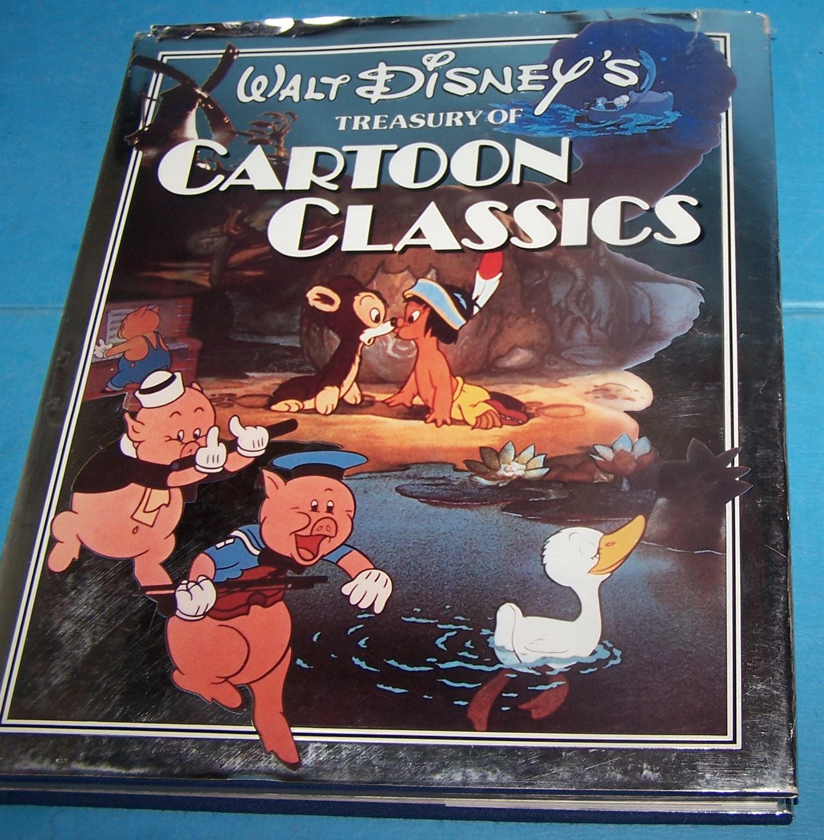 Walt Disney's Treasury of Cartoon Classics Book - Copyright 1981