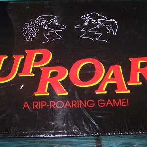 Vintage 1992 Uproar Board Game ~ A Rip-Roaring Game! ~ Factory Sealed