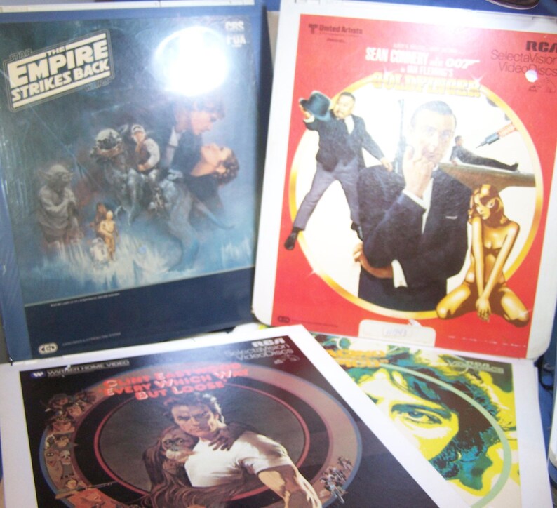 Vintage CED Single Movie Disc ~ Capacitance Electronic Disc ~ Many ...