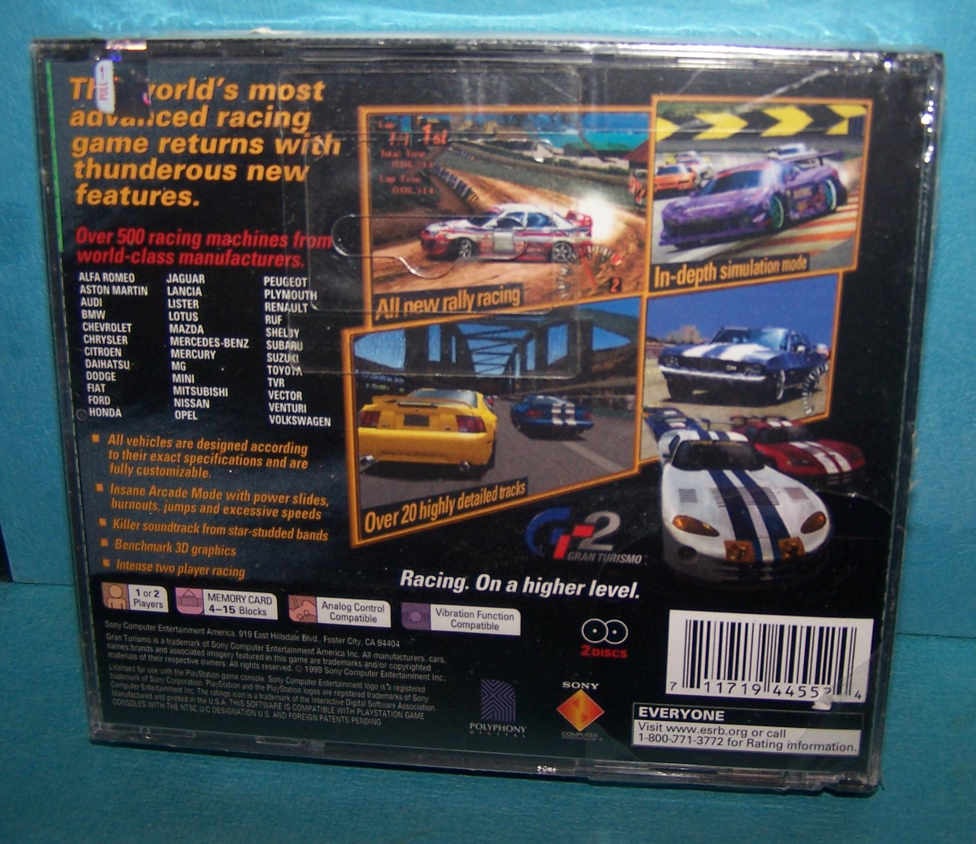 PLAYSTATION GT2 Gran Turismo Game Set - SONY - Greatest Hits