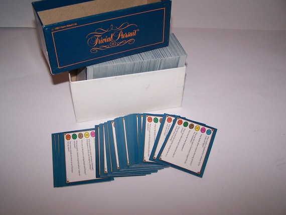 Trivial Pursuit Card