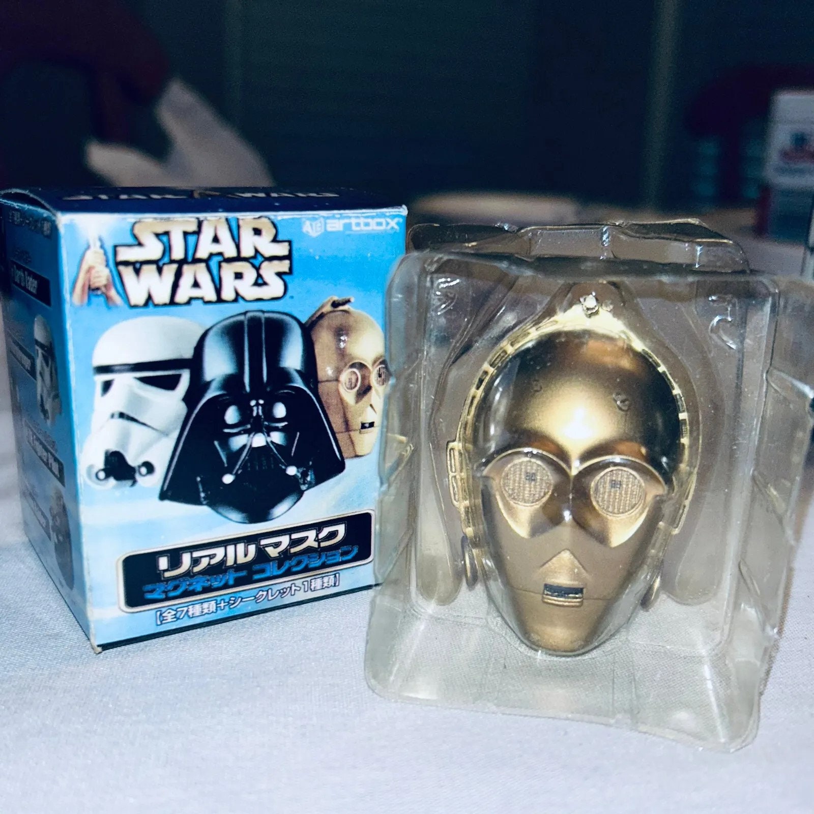 輝い ~ Kotobukiya C-3PO Helmet Head ~ MAGNET Mask Real Wars Star 特撮