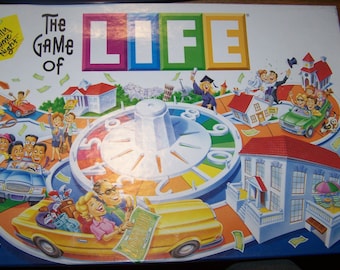 Dated 2002 - The Game of LIFE Board Game - Milton Bradley - Ages 9 to Adult - Model number 04000 - Family Game Night