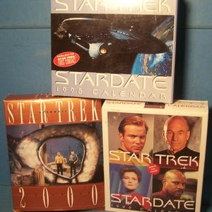 1998 Star Trek Calendar - Etsy