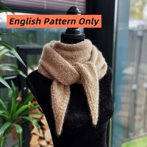 Breipatroon kasjmier sjaal: 3 maten (pdf-patroon)