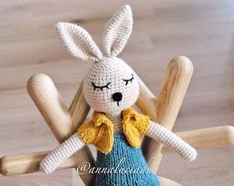 Knitting bunny, knitting patterns, easter bunny, bunny toy, handmade bunny,  PDF Instand Download