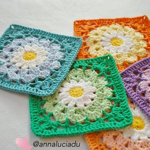 Crochet flower motif, crochet blanket, crochet flowers, crochet patterns, handmade flowers, PDF Instant Download