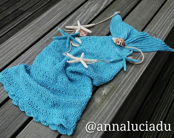 Crochet Mermaid Tail Blanket Pattern: Infant to Adult Sizes (PDF Download)
