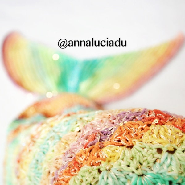 Shell stitch, Crochet mermaid blanket with opening back, crochet mermaid tail, crochet mermaid blanket,  PDF Instant Download