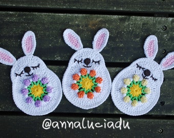 Crochet bunny pattern, easter bunny, crochet patterns, PDF Instant Download