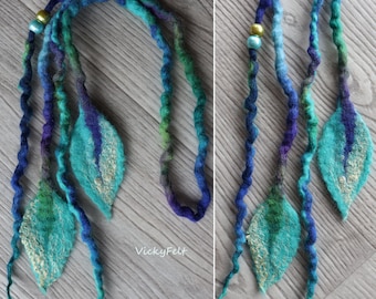 Accent dreads Wool dreadlock extensions - Seaweed Available ONE lengths 20"